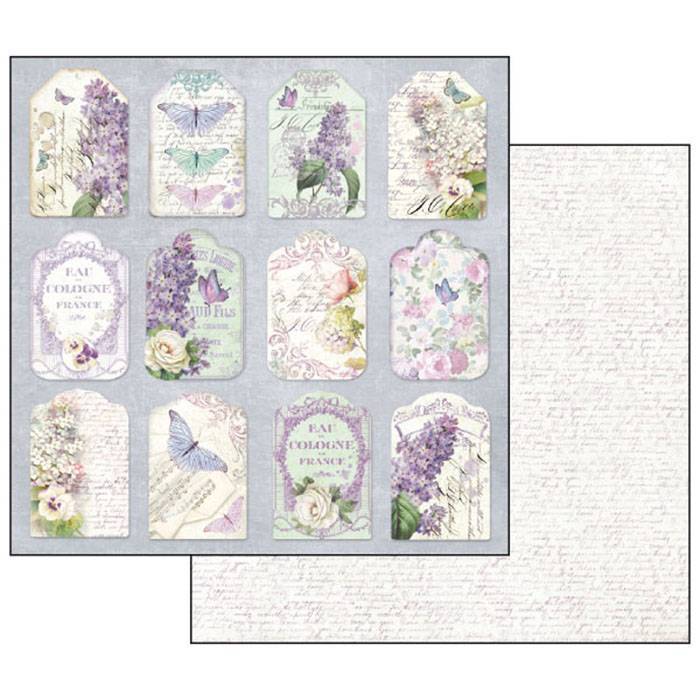 Stamperia Lilac 12x12 Inch Paper Pack SBBL21