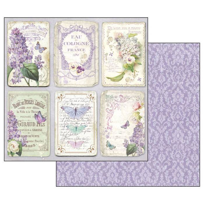Stamperia Lilac 12x12 Inch Paper Pack SBBL21