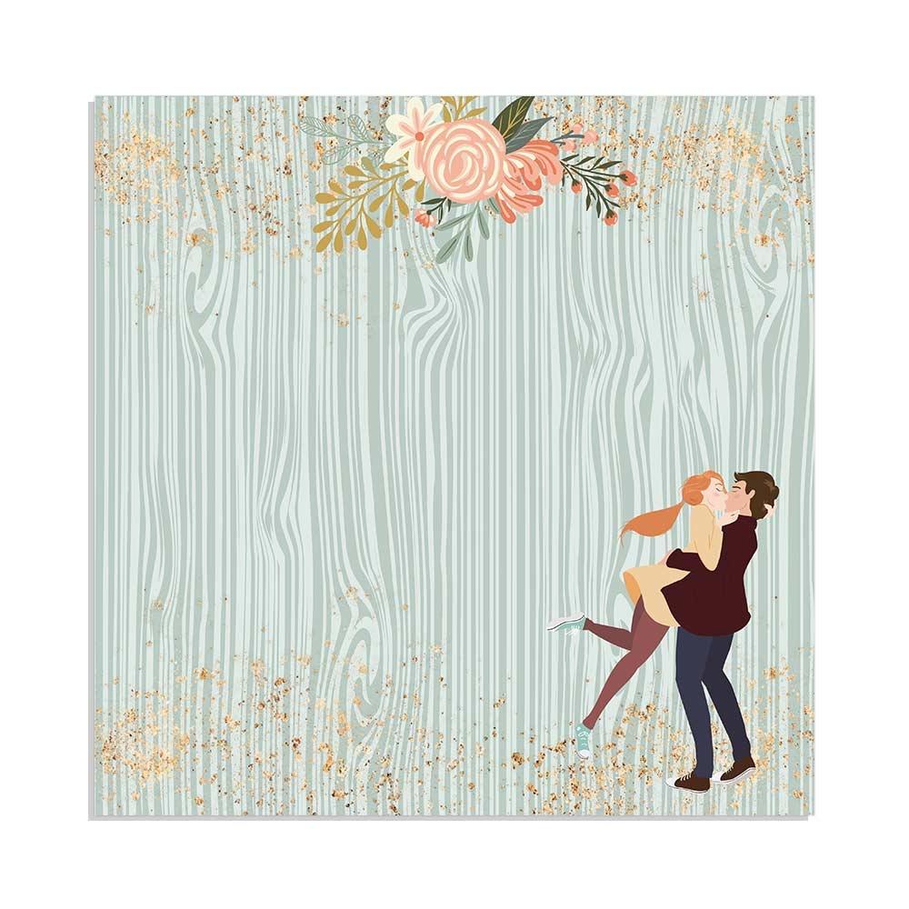 Stamperia Love Story Lovers 12x12 Inch Decoupage Napkin (SBB726) -|