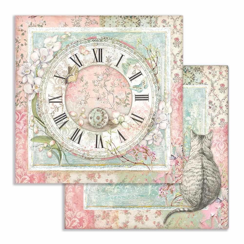 Stamperia Orchids and Cats 12x12 Inch Paper Pack (SBBL81)