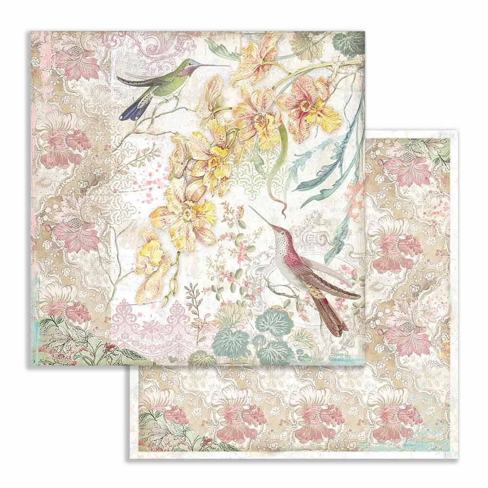 Stamperia Orchids and Cats 12x12 Inch Paper Pack (SBBL81)