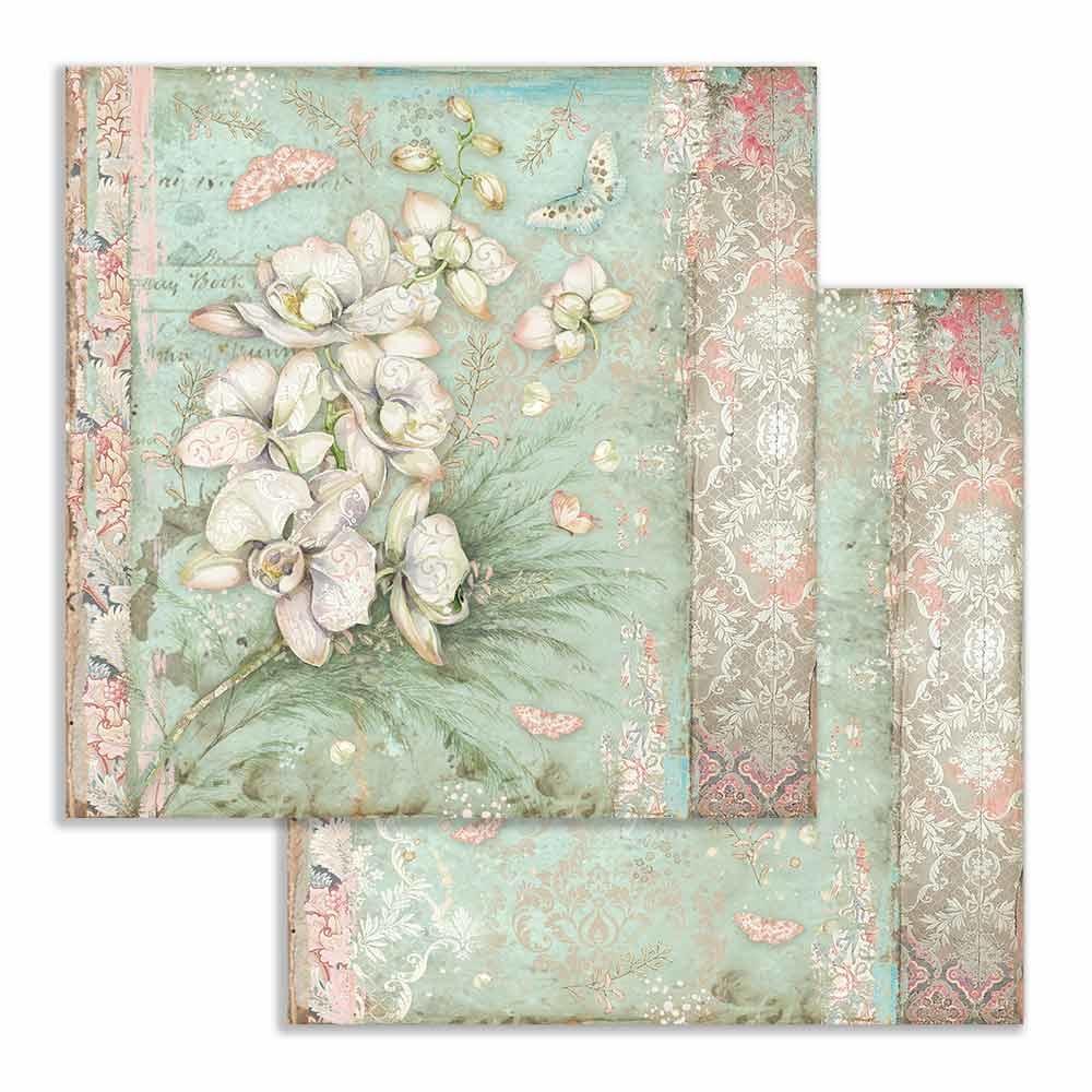 Stamperia Orchids and Cats 12x12 Inch Paper Pack (SBBL81)