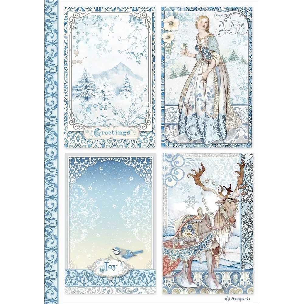 Stamperia Rice Paper A4 Cards (DFSA4490)