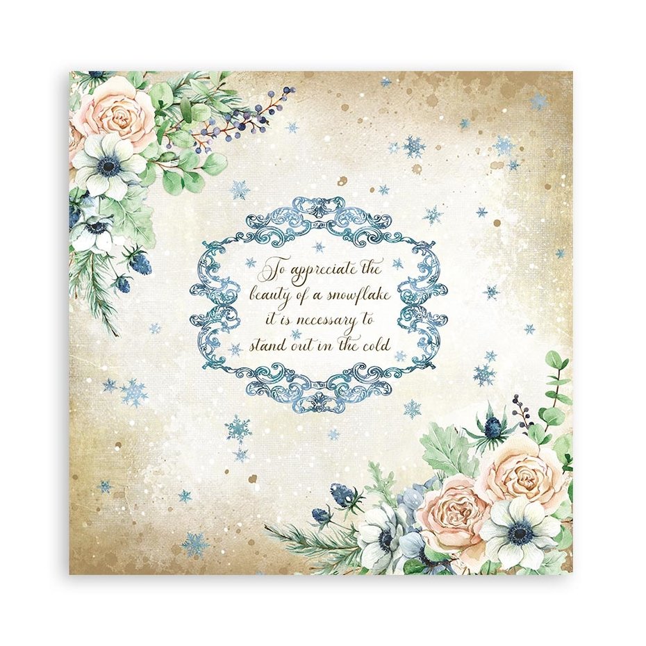 Stamperia Romantic Cozy Winter 12x12 Inch Paper Pack (SBBL120)