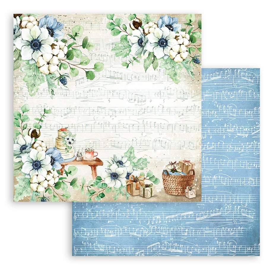 Stamperia Romantic Cozy Winter 12x12 Inch Paper Pack (SBBL120)