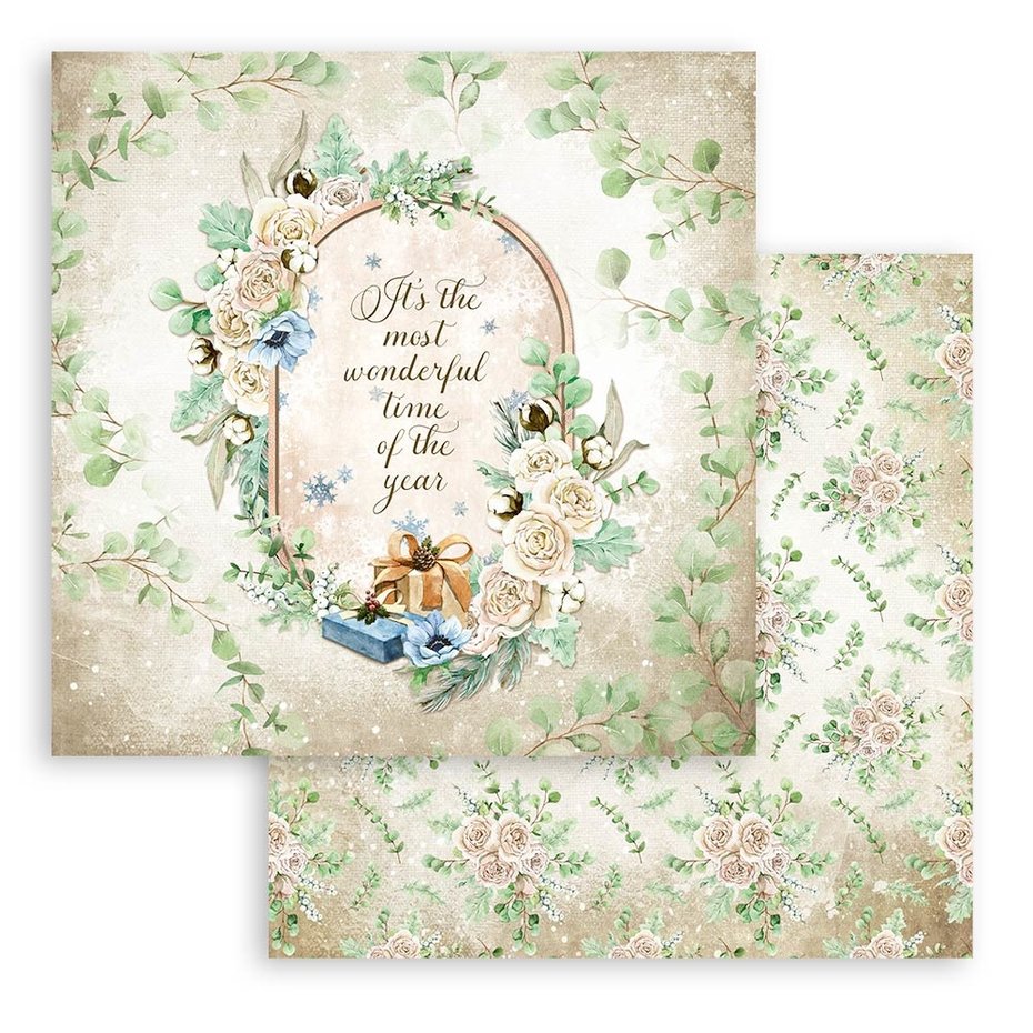 Stamperia Romantic Cozy Winter 12x12 Inch Paper Pack (SBBL120)