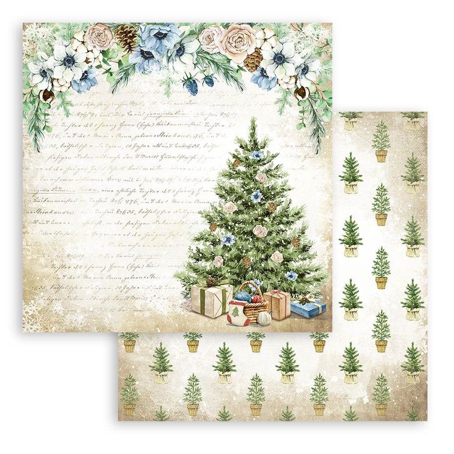 Stamperia Romantic Cozy Winter 12x12 Inch Paper Pack (SBBL120)