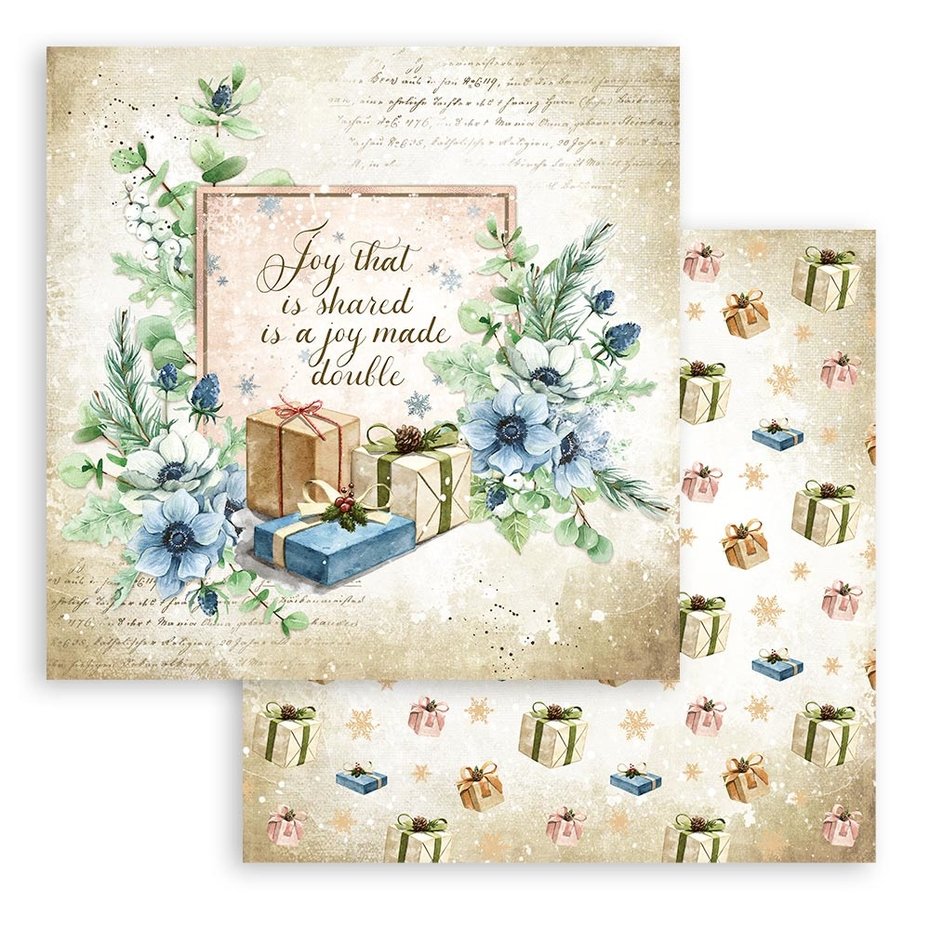 Stamperia Romantic Cozy Winter 12x12 Inch Paper Pack (SBBL120)
