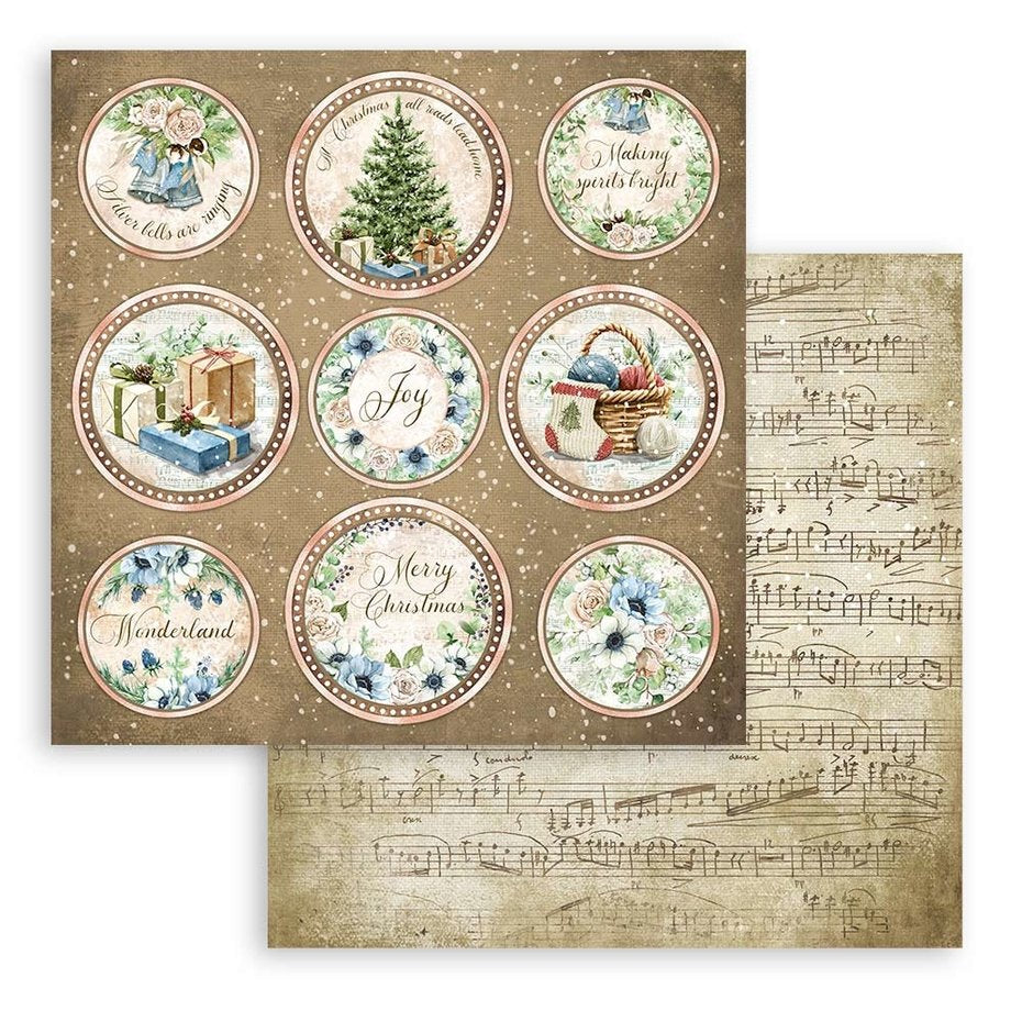 Stamperia Romantic Cozy Winter 12x12 Inch Paper Pack (SBBL120)