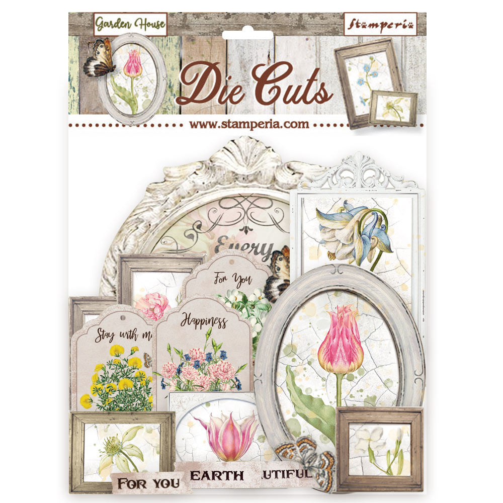 Stamperia Romantic Garden House Die Cuts (DFLDC57) -|