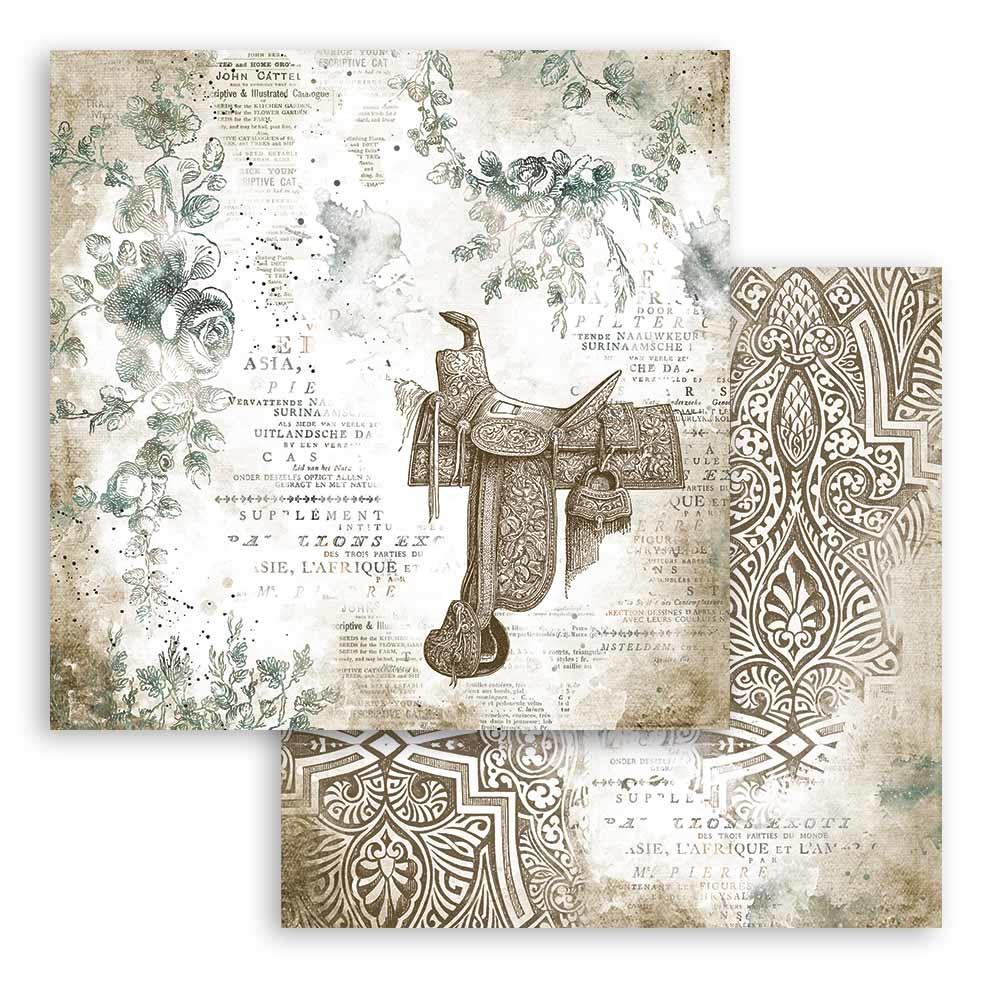Stamperia Romantic Horses 8x8 Inch Paper Pack (SBBS39)