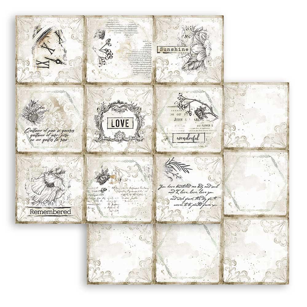 Stamperia Romantic Journal 12x12 Inch Paper Pack (SBBL86)
