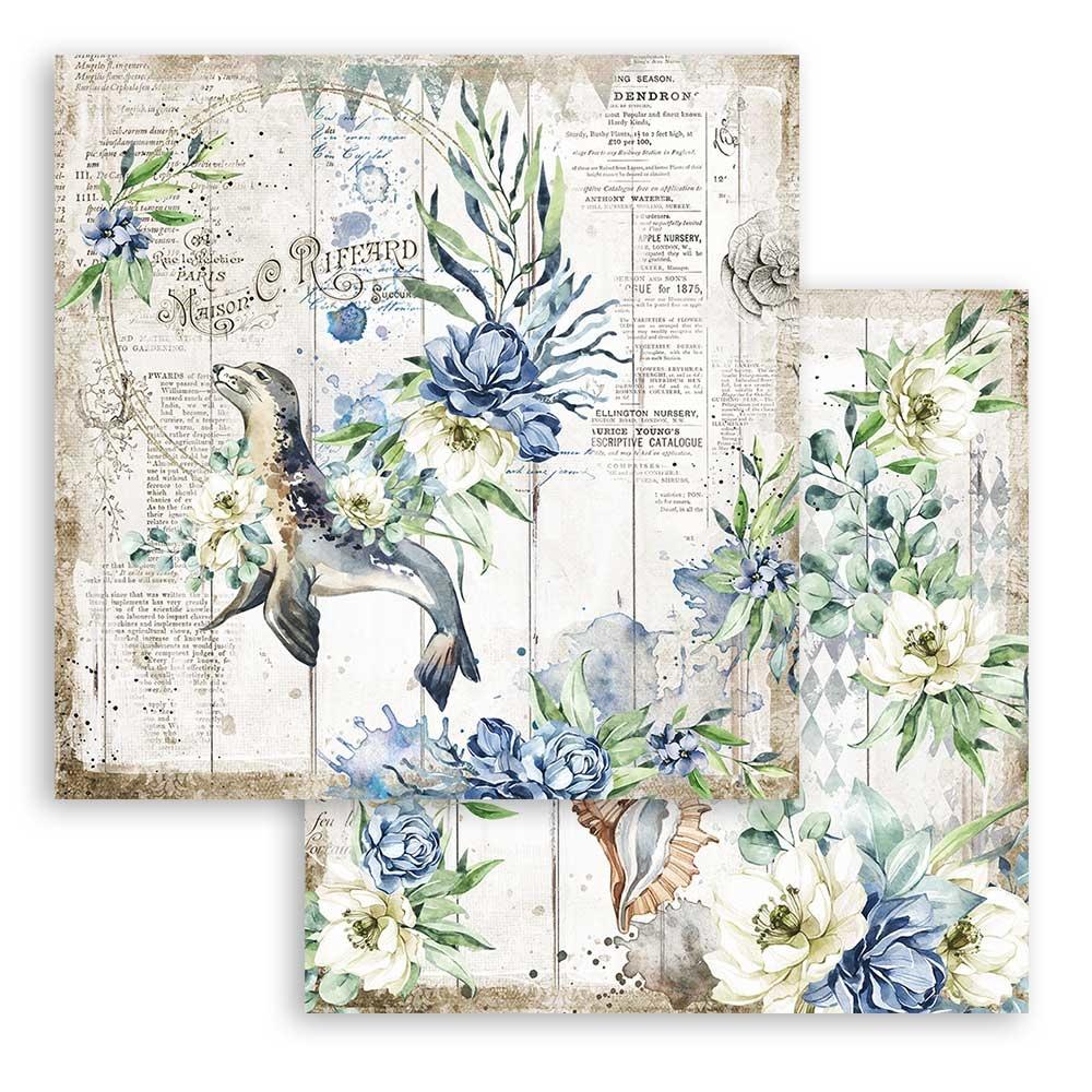 Stamperia Romantic Sea Dream 12x12 Inch Paper Pack (SBBL87)