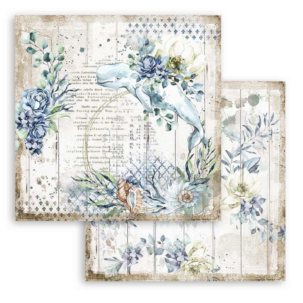 Stamperia Romantic Sea Dream 12x12 Inch Paper Pack (SBBL87)