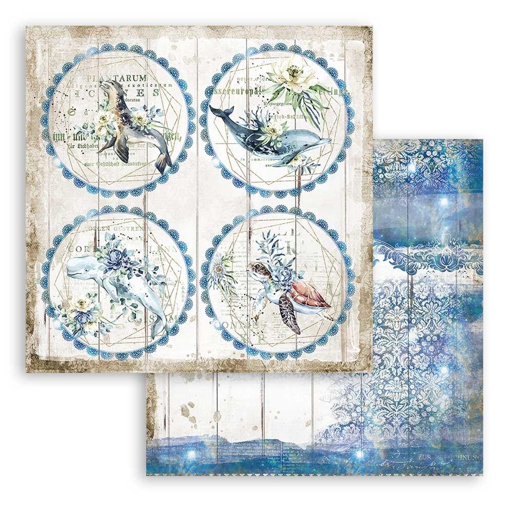 Stamperia Romantic Sea Dream 12x12 Inch Paper Pack (SBBL87)