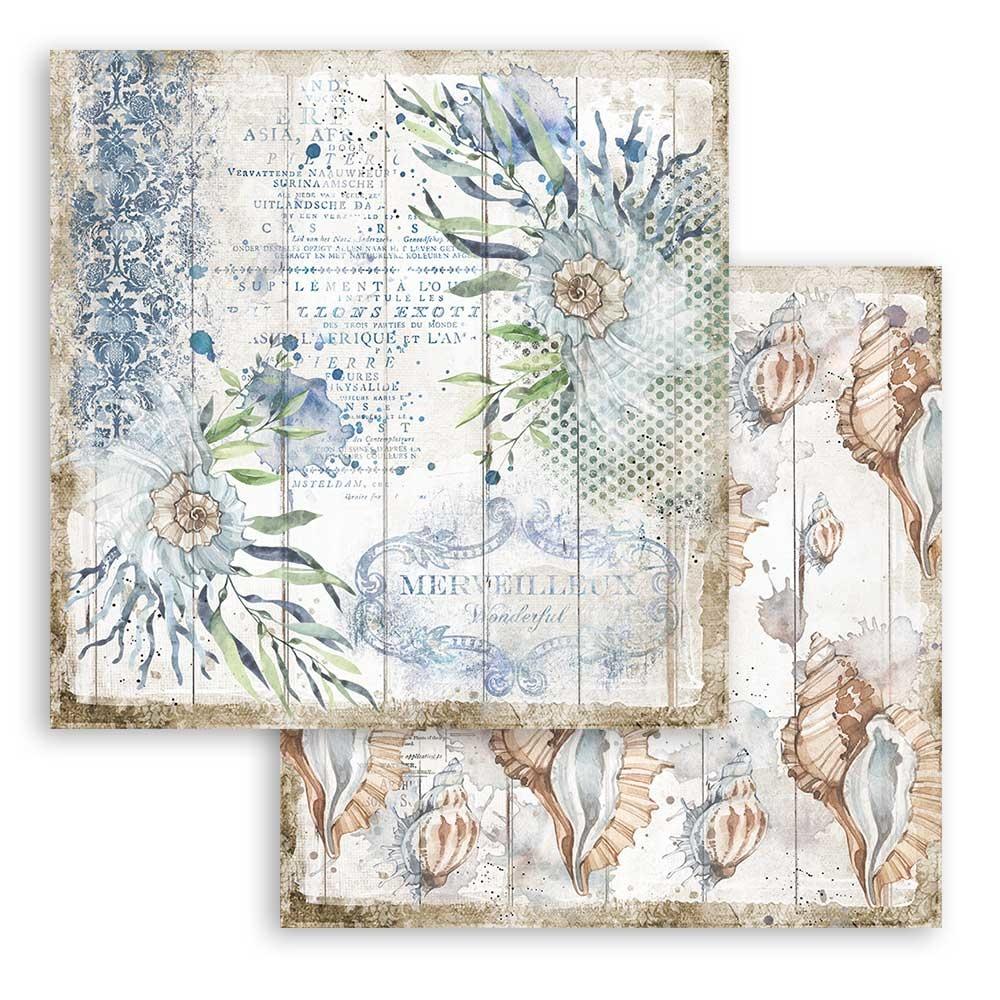 Stamperia Romantic Sea Dream 12x12 Inch Paper Pack (SBBL87)