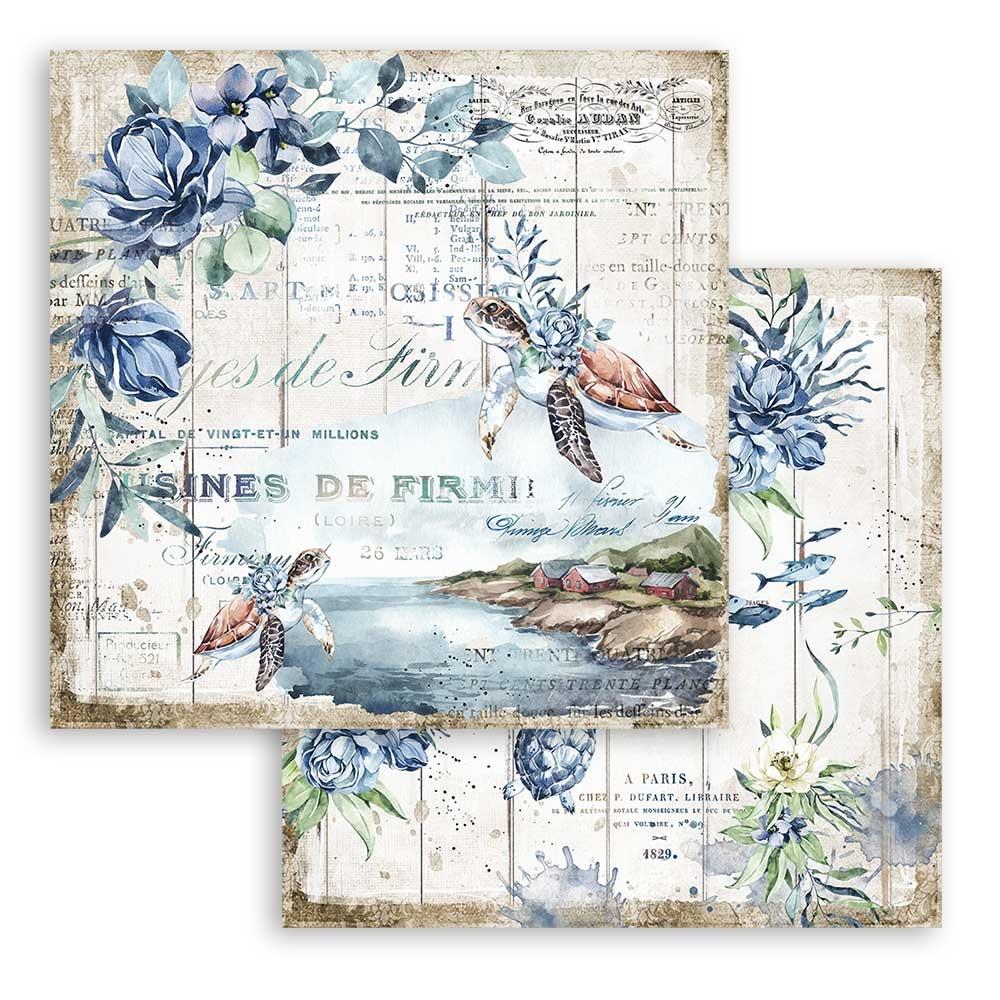 Stamperia Romantic Sea Dream 12x12 Inch Paper Pack (SBBL87)