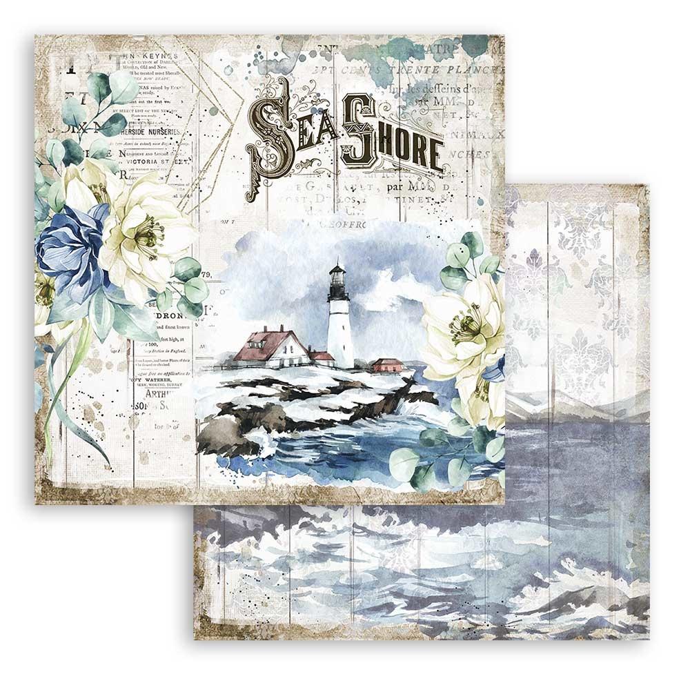 Stamperia Romantic Sea Dream 12x12 Inch Paper Pack (SBBL87)