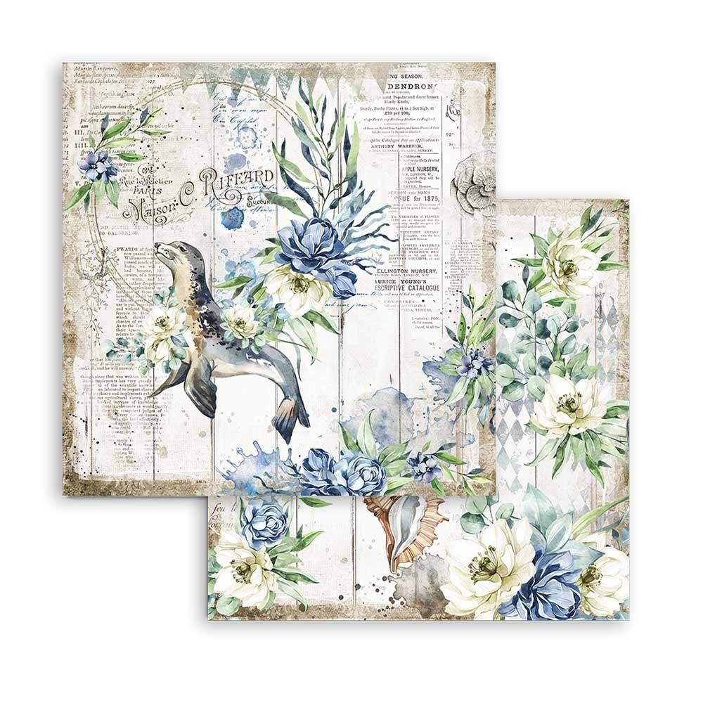 Stamperia Romantic Sea Dream 8x8 Inch Paper Pack (SBBS35)