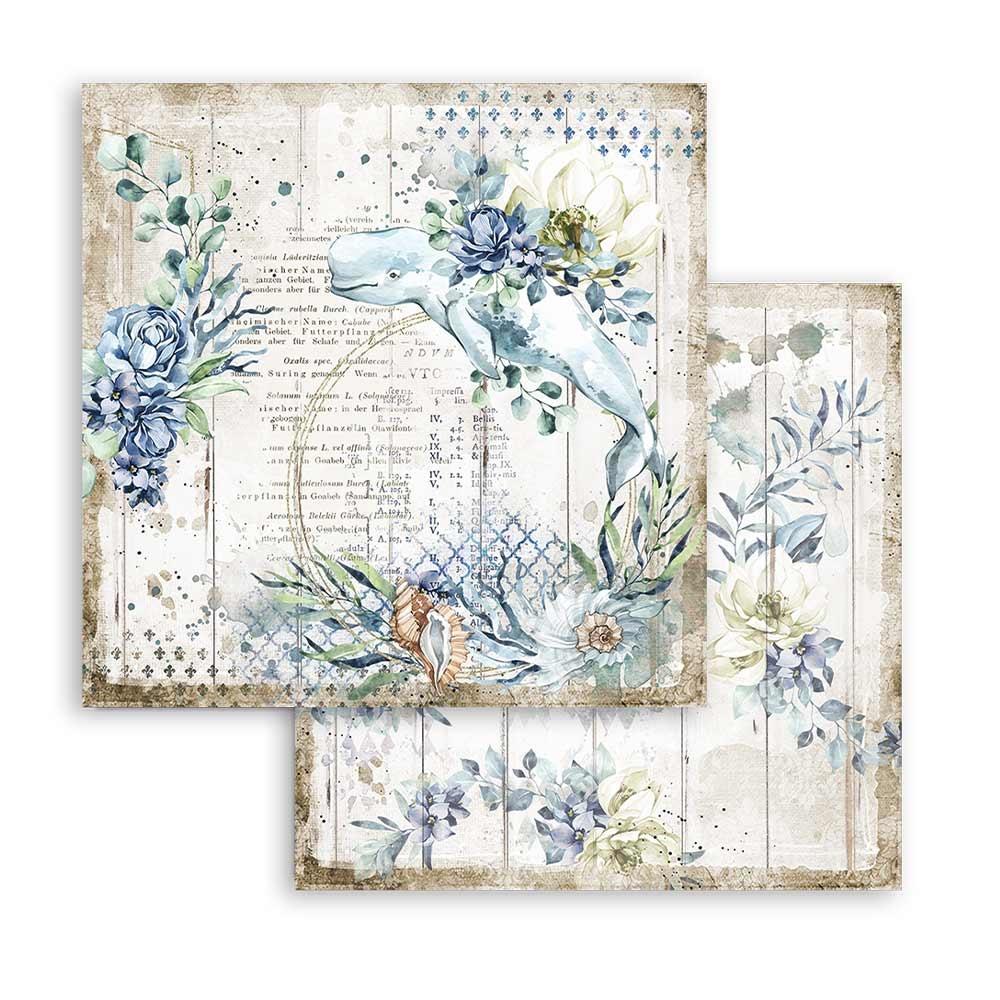 Stamperia Romantic Sea Dream 8x8 Inch Paper Pack (SBBS35)