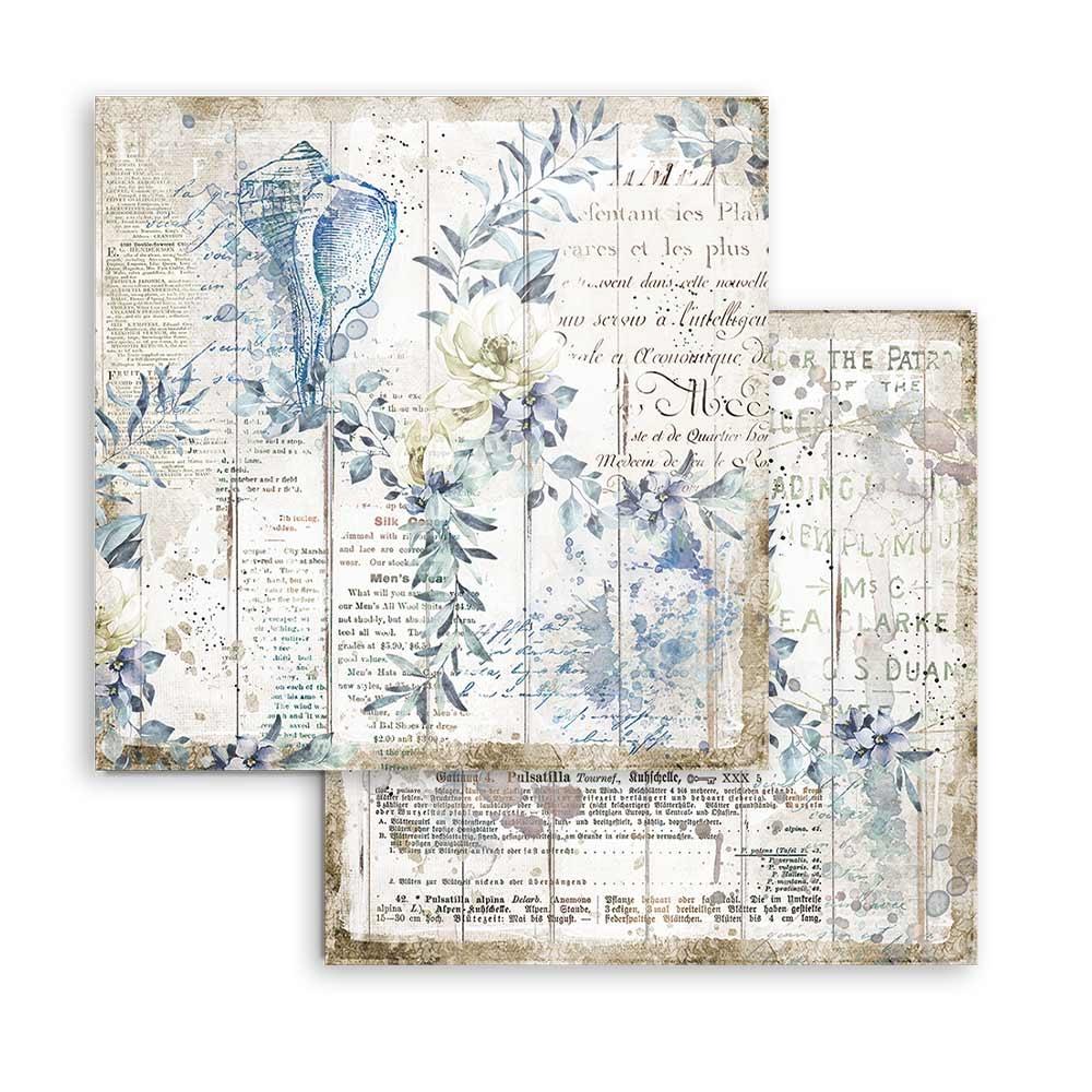 Stamperia Romantic Sea Dream 8x8 Inch Paper Pack (SBBS35)
