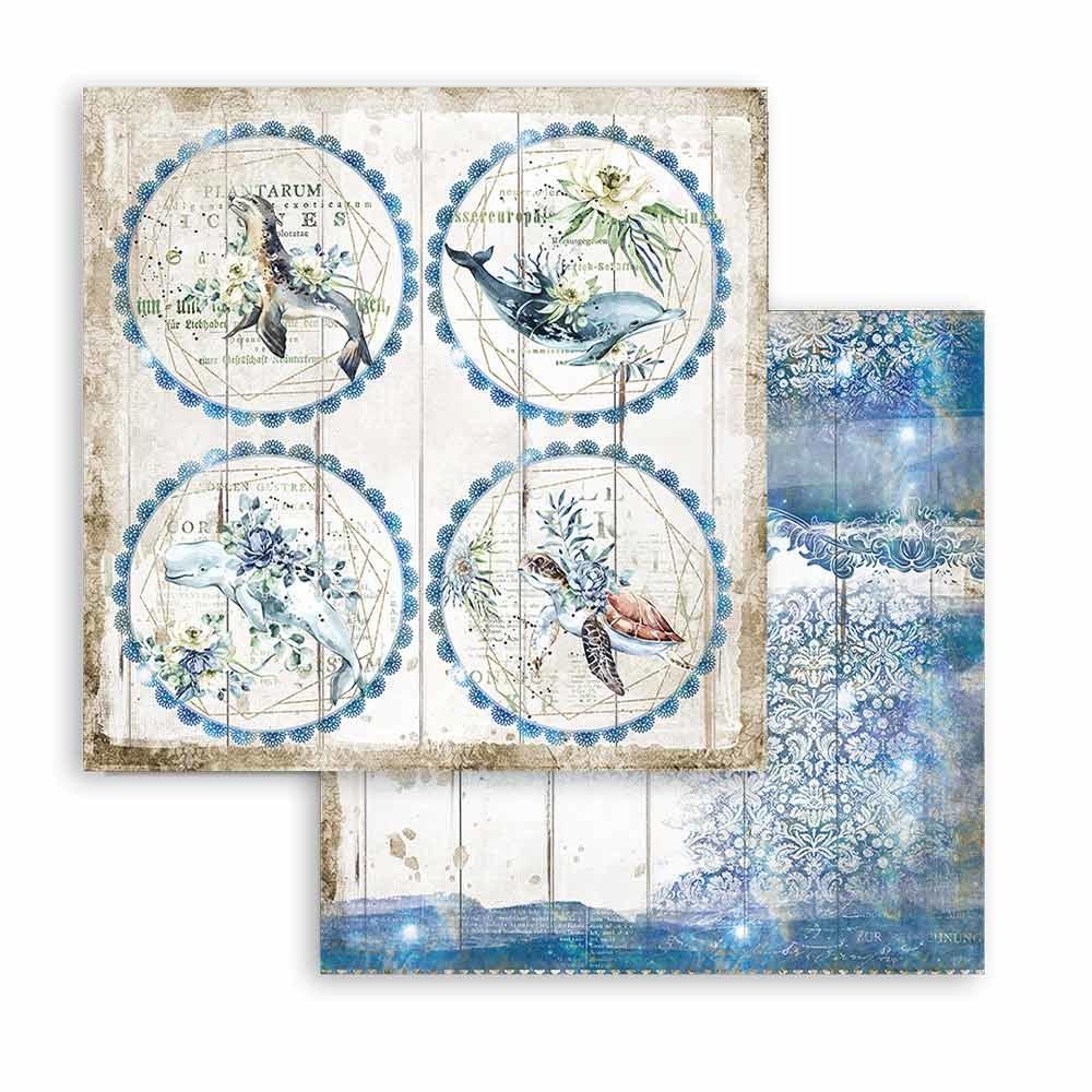 Stamperia Romantic Sea Dream 8x8 Inch Paper Pack (SBBS35)