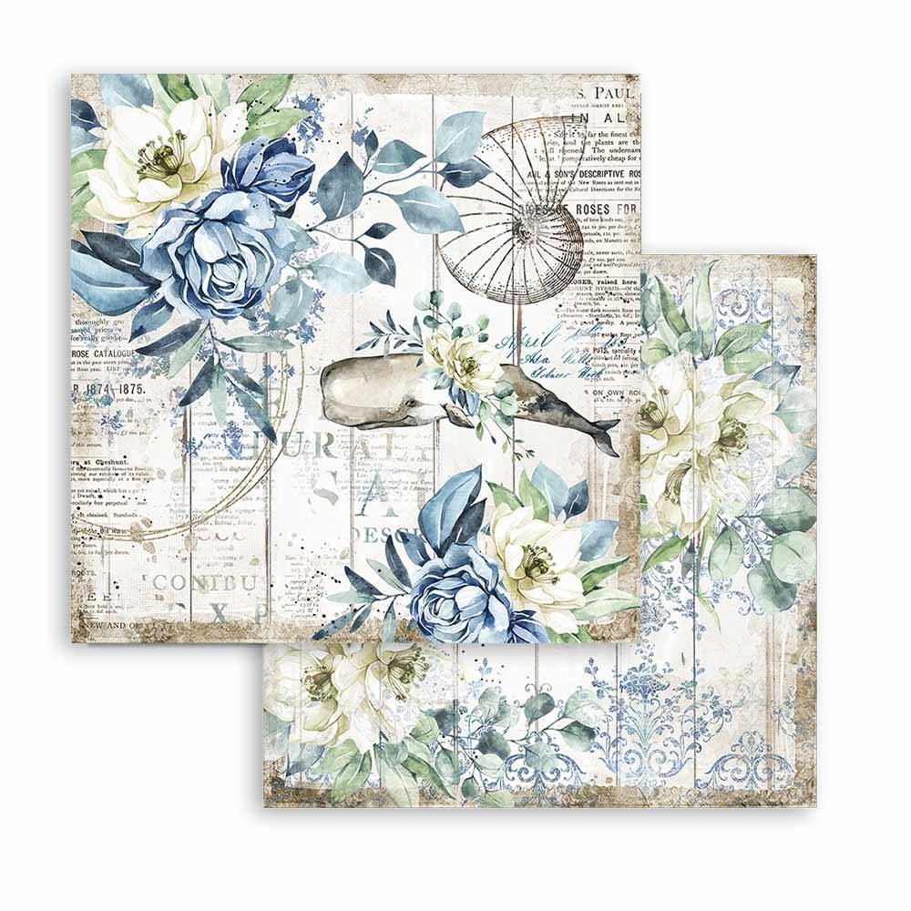 Stamperia Romantic Sea Dream 8x8 Inch Paper Pack (SBBS35)