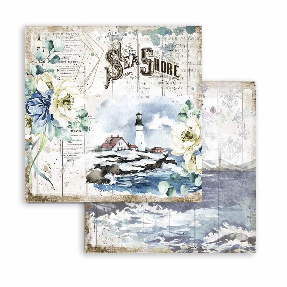 Stamperia Romantic Sea Dream 8x8 Inch Paper Pack (SBBS35)