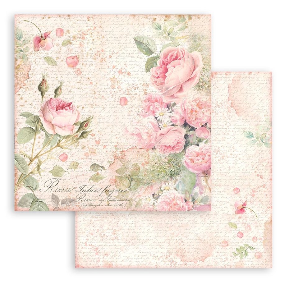 Stamperia Rose Parfum 8x8 Inch Paper Pack (SBBS73)