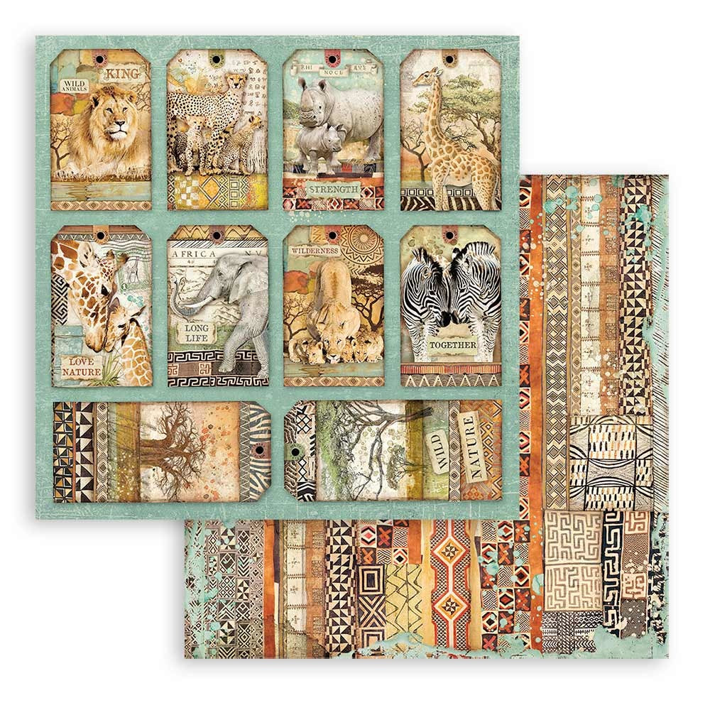 Stamperia Savana 6x6 Inch Paper Pack (SBBXS11)
