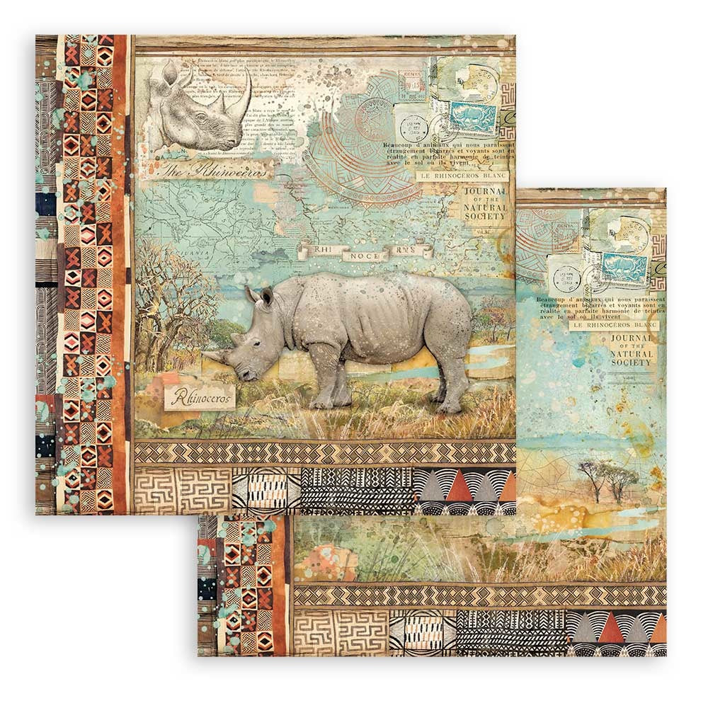 Stamperia Savana 6x6 Inch Paper Pack (SBBXS11)