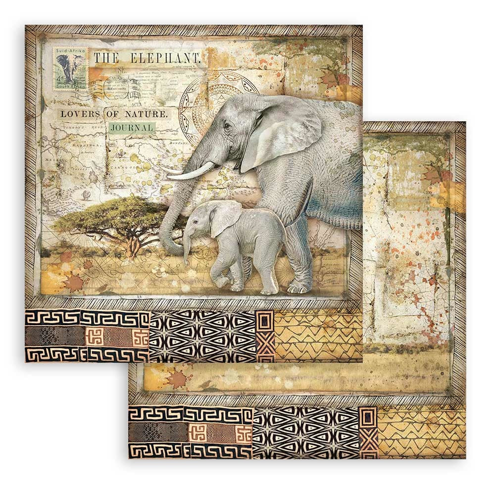Stamperia Savana 8x8 Inch Paper Pack (SBBS57)