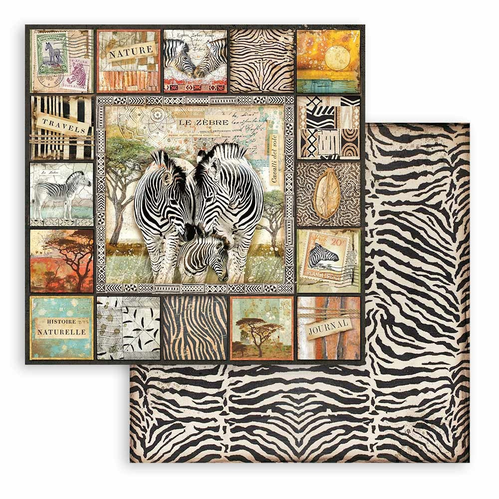 Stamperia Savana 8x8 Inch Paper Pack (SBBS57)
