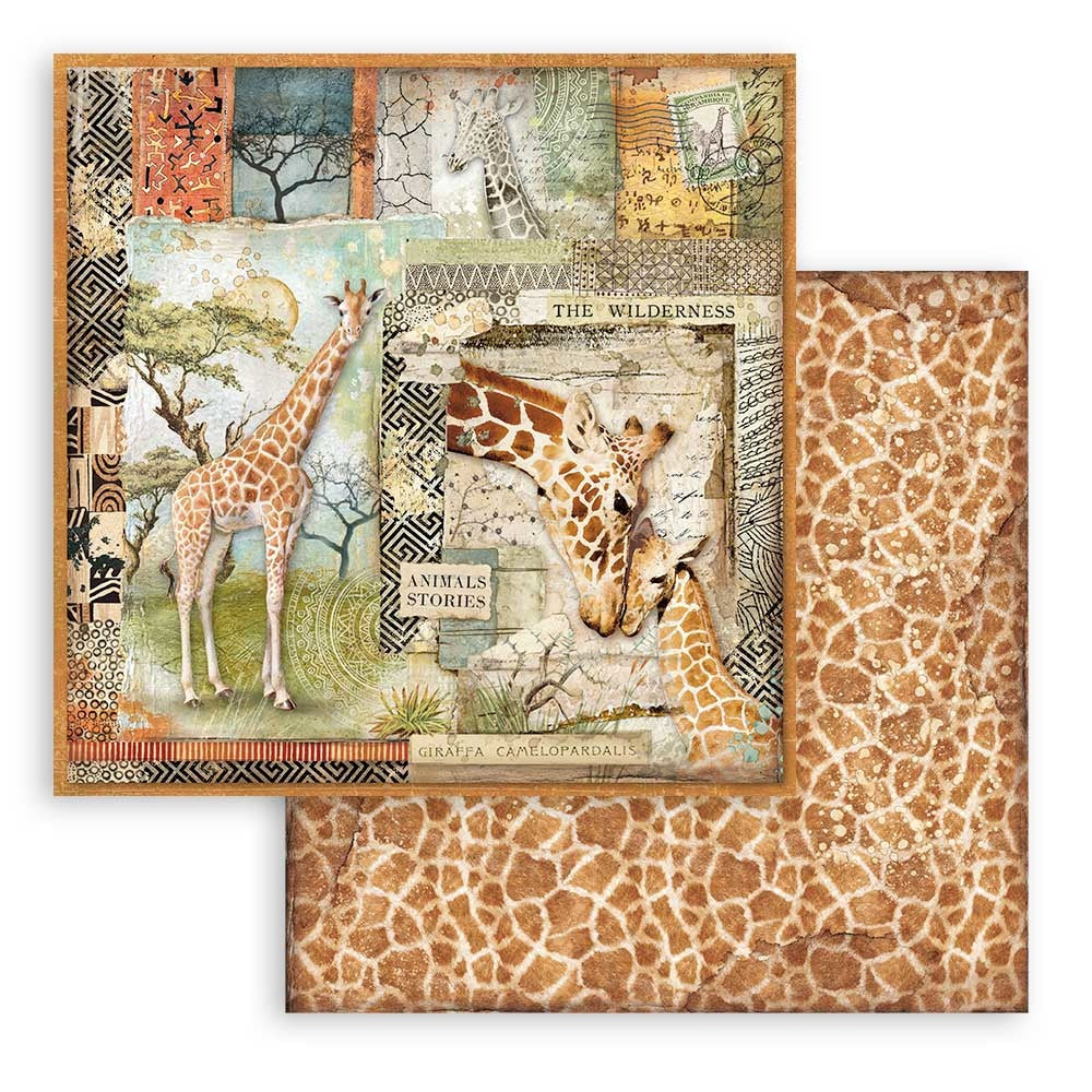 Stamperia Savana 8x8 Inch Paper Pack (SBBS57)