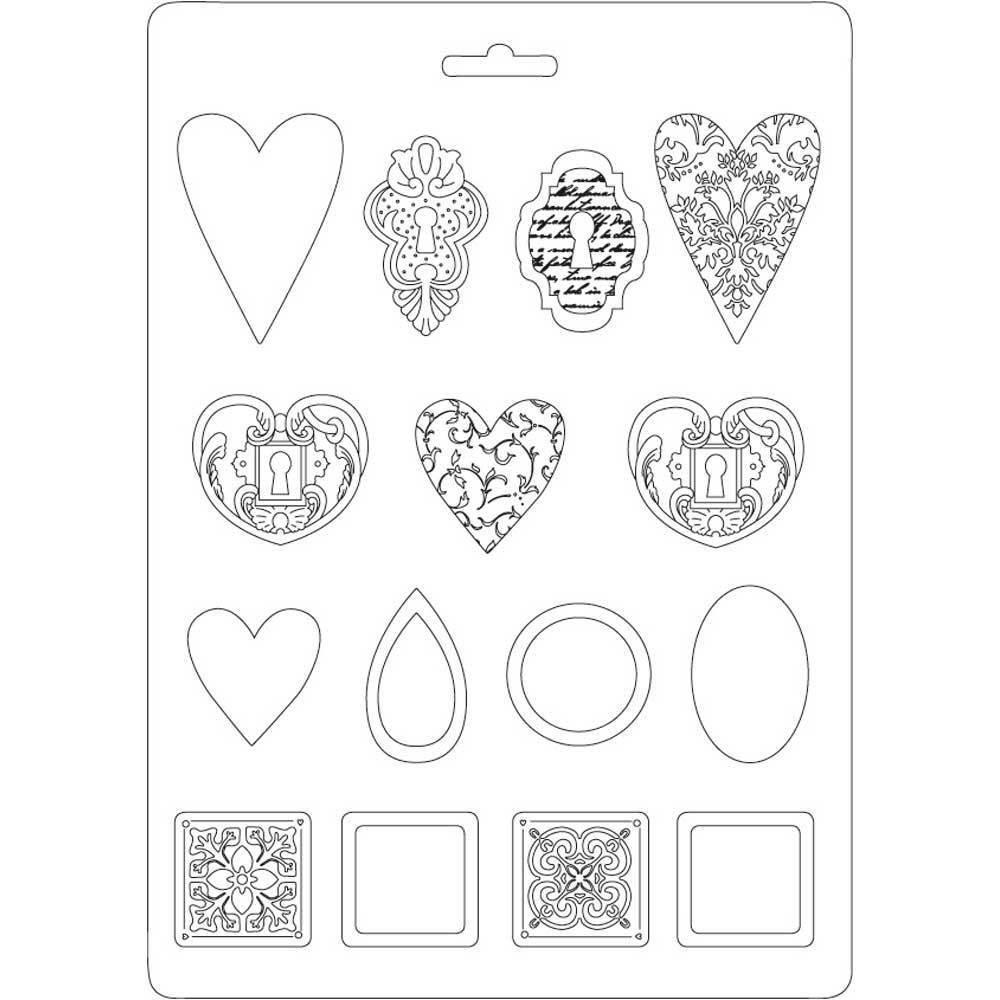 Stamperia Soft Maxi Mould A4 Jewellery (K3PTA450)
