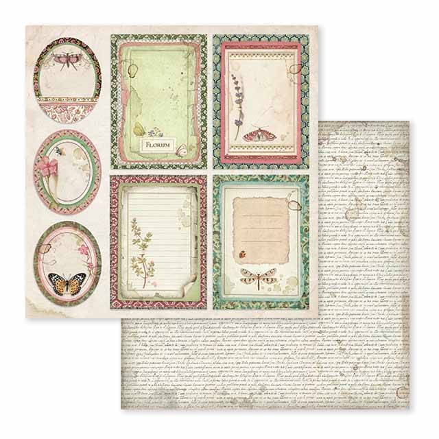 Stamperia Spring Botanic 12x12 Inch Paper Pack SBBL50 for Scrapbooking