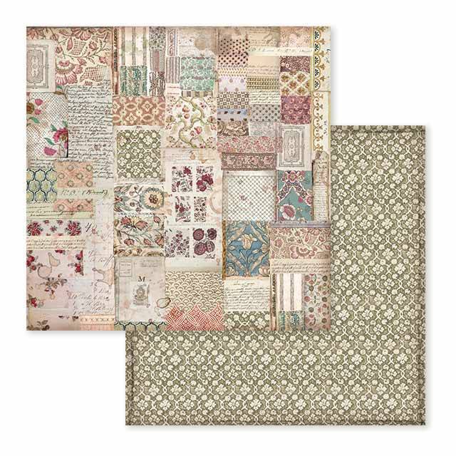 Stamperia Spring Botanic 12x12 Inch Paper Pack SBBL50 for Scrapbooking
