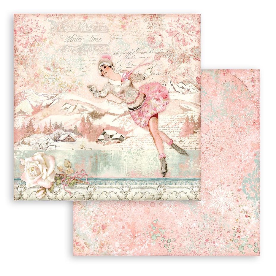 Stamperia Sweet Winter 12x12 Inch Paper Pack (SBBL122)