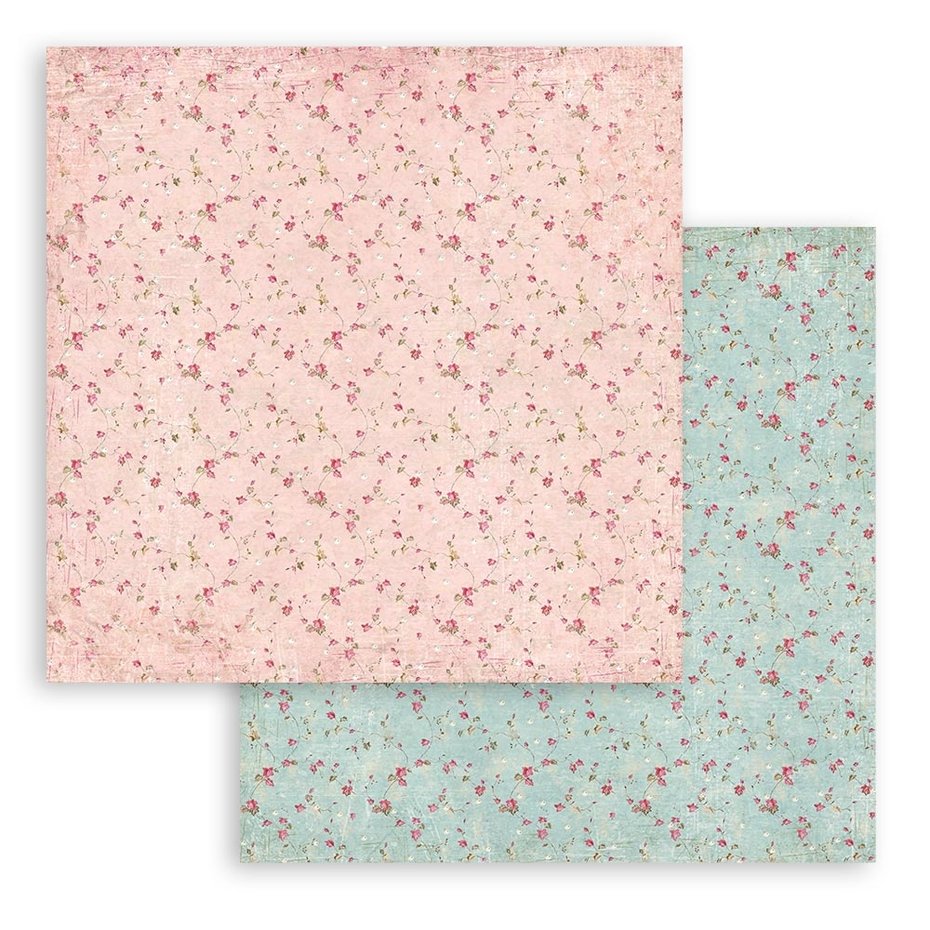 Stamperia Sweet Winter Backgrounds 8x8 Inch Paper Pack (SBBS72)