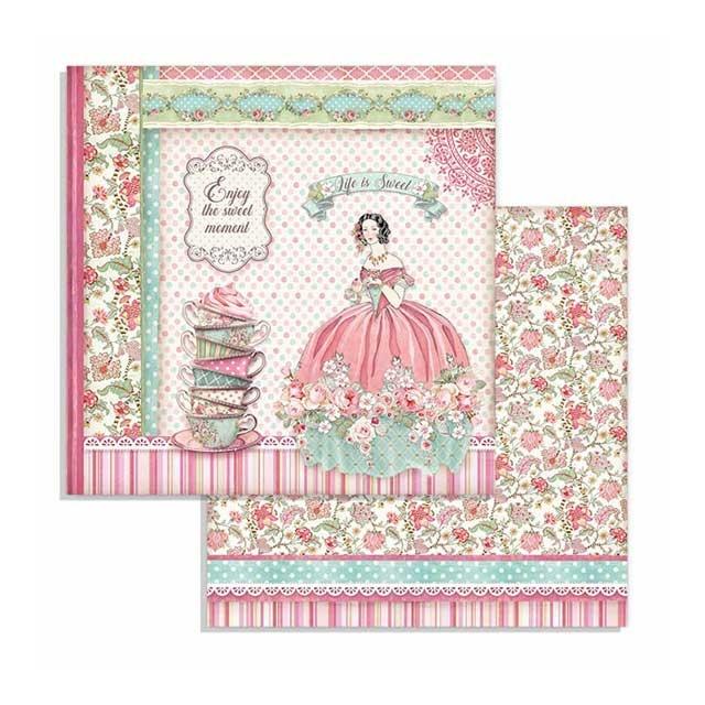 Stamperia Sweety 8x8 Inch Paper Pack (SBBS21)