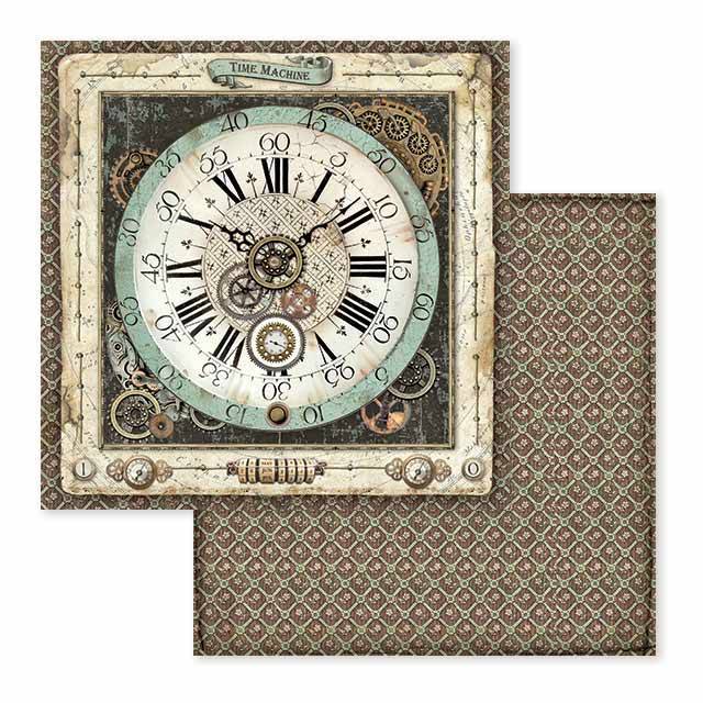 Stamperia Voyages Fantastiques 12x12 Inch Paper Pack SBBL53