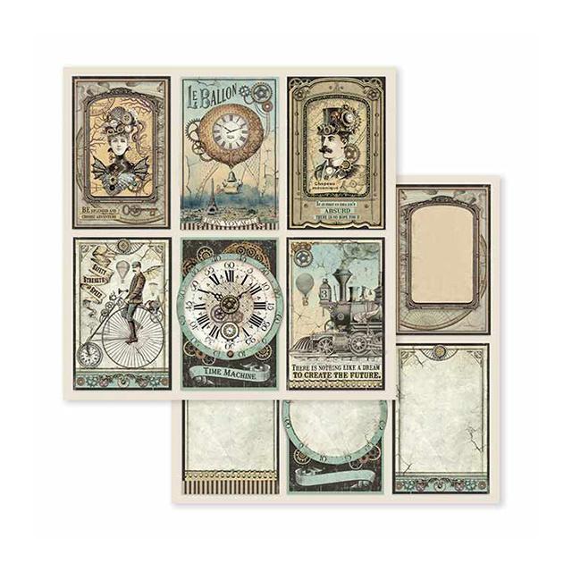 Stamperia Voyages Fantastiques 8x8 Inch Paper Pack (SBBS30)