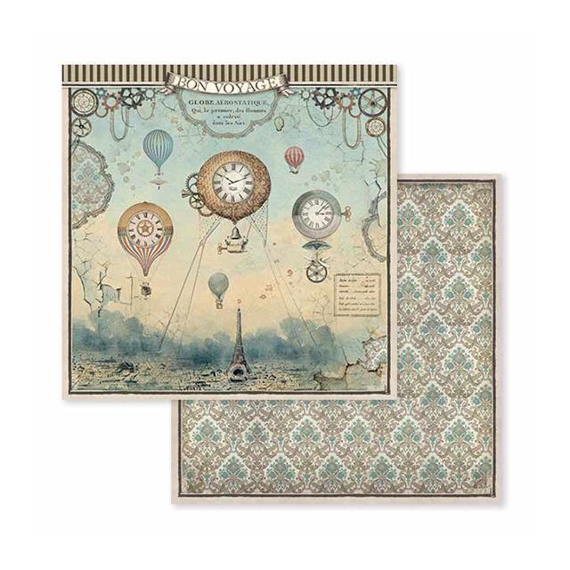 Stamperia Voyages Fantastiques 8x8 Inch Paper Pack (SBBS30)