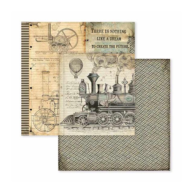 Stamperia Voyages Fantastiques 8x8 Inch Paper Pack (SBBS30)