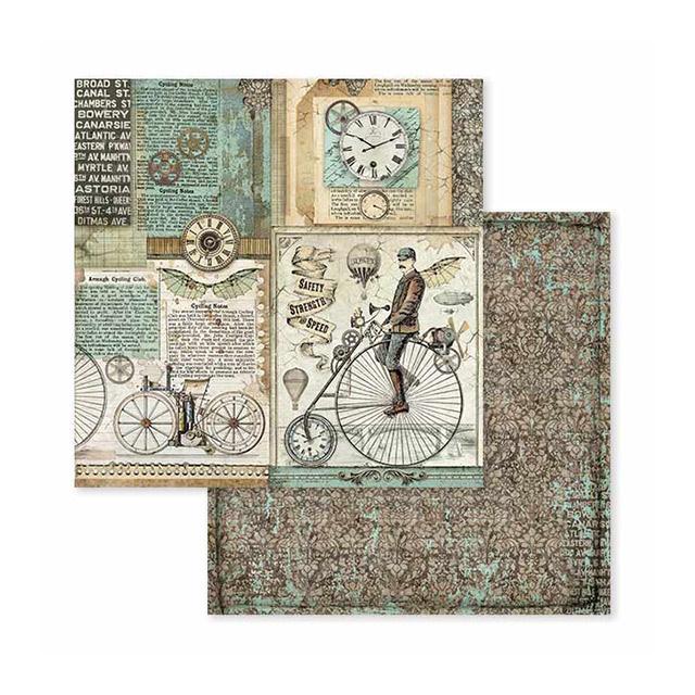 Stamperia Voyages Fantastiques 8x8 Inch Paper Pack (SBBS30)