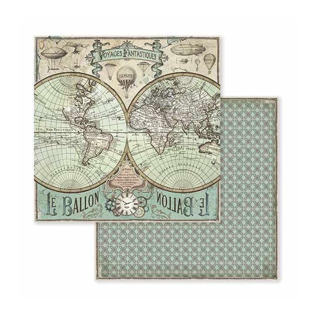 Stamperia Voyages Fantastiques 8x8 Inch Paper Pack (SBBS30)