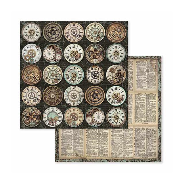 Stamperia Voyages Fantastiques 8x8 Inch Paper Pack (SBBS30)