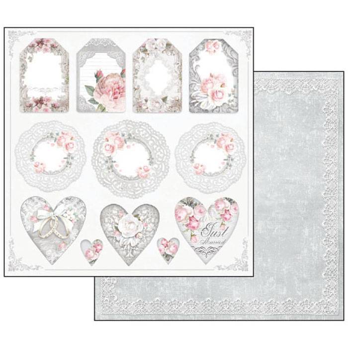 Stamperia Wedding 12x12 Inch Paper Pack SBBL18