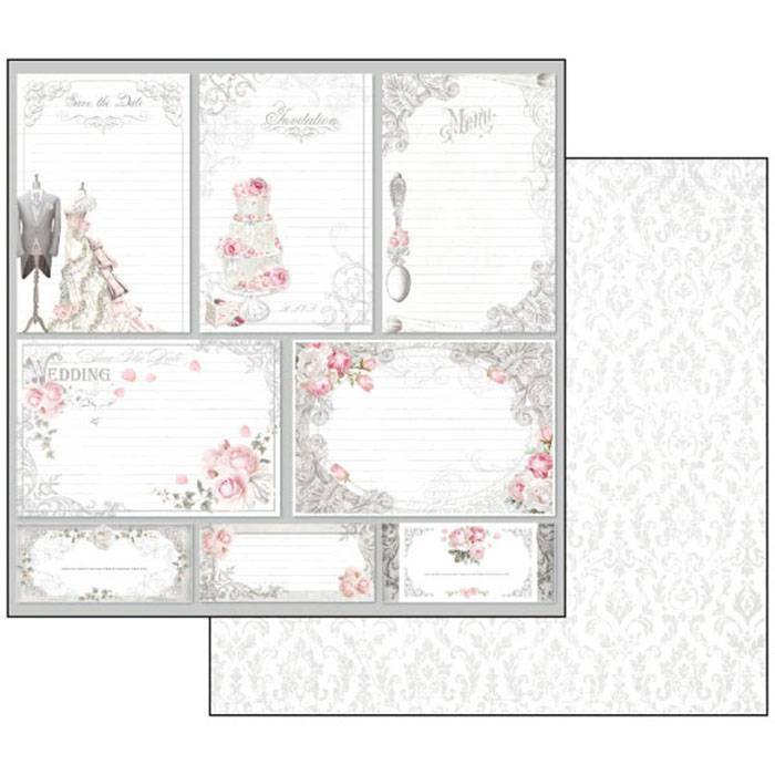 Stamperia Wedding 12x12 Inch Paper Pack SBBL18