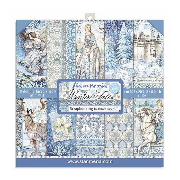 Stamperia Winter Tales 8x8 Inch Paper Pack (SBBS19)
